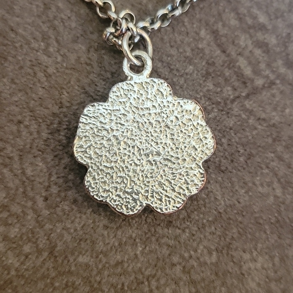 Vintage Fairycore Moonglow Flower Pendant Chain Coquette Necklace - Picture 6 of 7